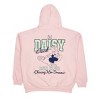 Women Daisy Duck Run Club Hooded Sweatshirt - Light Pink - 2 of 2