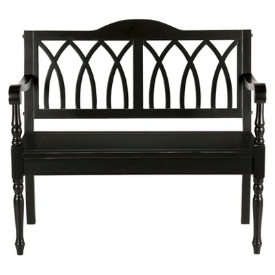 Grandbury Bench Antique Black - Aiden Lane