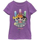 Girl's The Powerpuff Girls Saving the World Before Bedtime T-Shirt