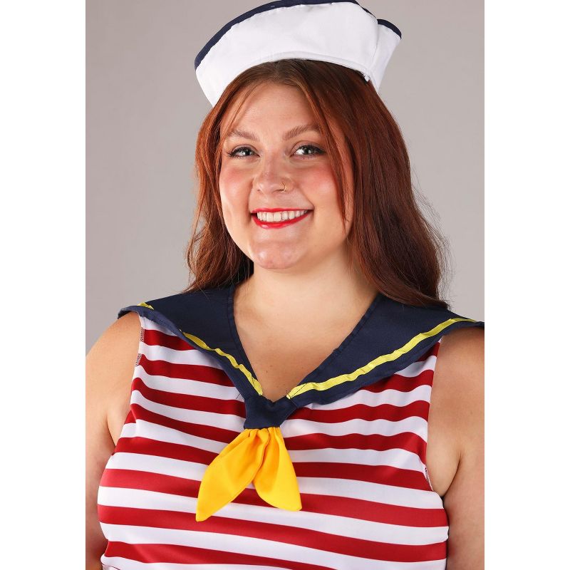 HalloweenCostumes.com Women's Perfect Pin Up Sailor Costume, 4 of 5