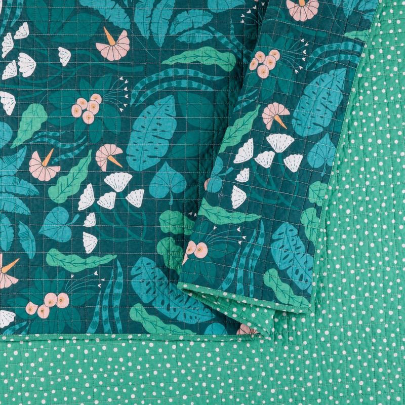 Jungle Floral Quilt Set - Elizabeth Olwen for Makers Collective, 5 of 11