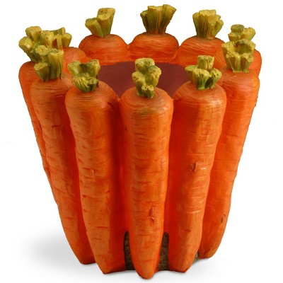 8" Carrot Flower Pot - National Tree Company