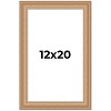 PosterPalooza | Weathered Yellow Picture Frame - UV Acrylic, Foam Board Backing, Hanging Hardware - 2 of 4