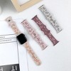 HTUTWOO Butterfly Engraved Apple Watch Band, Two-tone Silicone Strap 38/40/41/42/44/45/46/49mm for iWatch Series 11 10 9 8 7 6 5 4 3 2 1 SE Ultra - 3 of 4