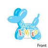 Big Dot of Happiness Balloon Animals - Shaped Fill-In Invitations - Happy Birthday Party Invitation Cards with Envelopes - Set of 12 - 3 of 4