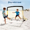 Soccer Goal Nets for Backyard,Training,Soccer Training Equipment Portable Net for Soccer/Football Practice,Metal Goal Post for Adults Kids,Easy Setup - 4 of 4