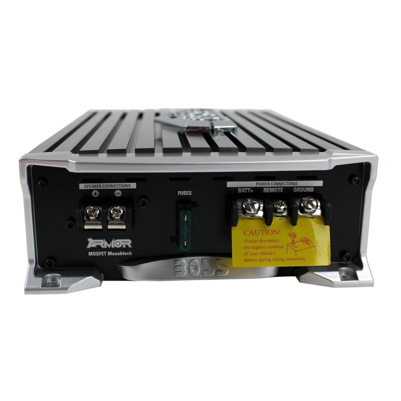 Boss Audio 1500 Watt Mono A/B MOSFET Power Car Amplifier + Remote | AR1500M, 3 of 7