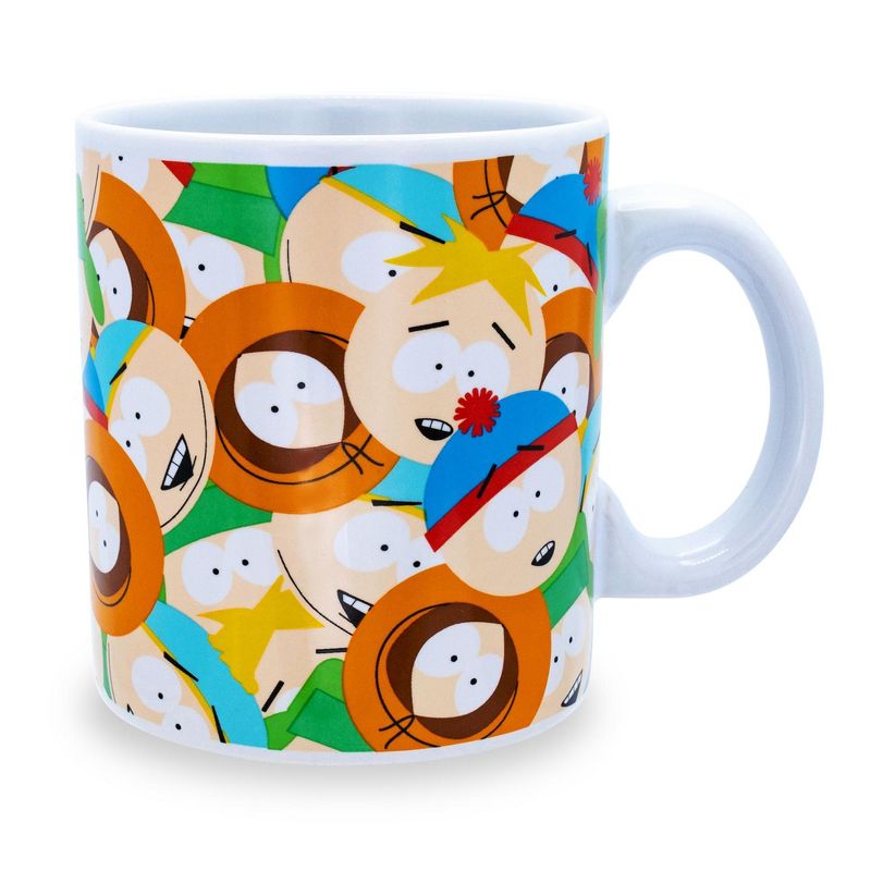 Silver Buffalo South Park Character Faces Ceramic Mug | Holds 20 Ounces, 1 of 7