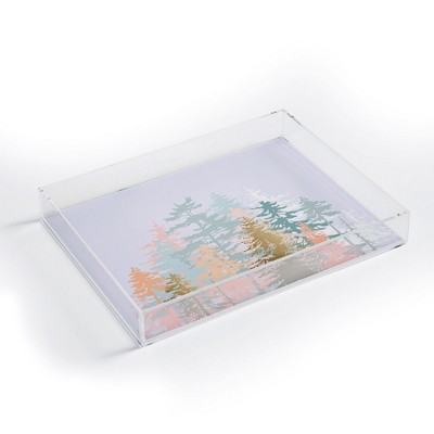 Iveta Abolina Blush Forest Small Acrylic Tray - Deny Designs : Target