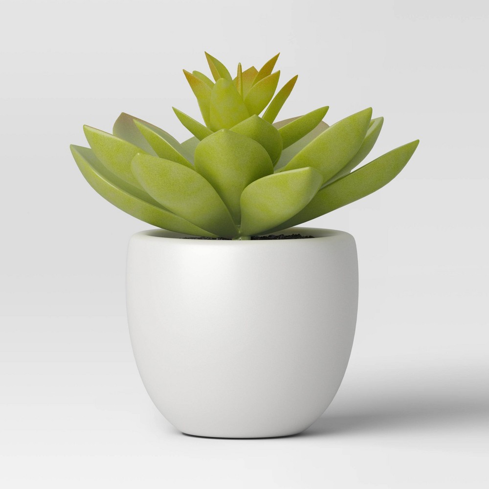 Photos - Other interior and decor 3.5" Mini Tabletop Succulent Artificial Plant - Threshold™