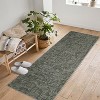 Washable Rugs for Living Room Modern Solid Area Rug Non-Slip Low Pile Bedroom Rug Soft Foldable Rug - 2 of 4