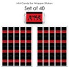 Big Dot of Happiness Karate Master - Mini Candy Bar Wrapper Stickers - Martial Arts Birthday Party Small Favors - 40 Count - 3 of 4
