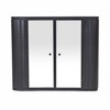 NicBex Wall Cabinet with Mirror Doors,Over the Toilet Storage Cabinet,Wall Mounted Bathroom Cabinet with Open Shelves,Storage Cabinet for Vanity - 2 of 4