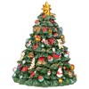 Northlight Musical Rotating Christmas Tree Figurine - 6.25" - Green - 3 of 4