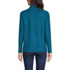 Lands' End Women's Embossed Quarter Zip Fleece Pullover - 2 of 3