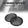 Unique Bargains Mesh Car Audio Speaker Cover 2 Pcs - image 3 of 4