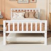 PAGED Full Size Bed Modern Pine Bed Frame with Trundle and Storage Headboard for Bedroom - 2 of 4