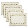 Saro Lifestyle Holly Placemat (Set of 4), 13"x19", Green - 3 of 4