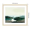 Amanti Art Highland View by Dan Hobday Wood Framed Wall Art Print - 3 of 4