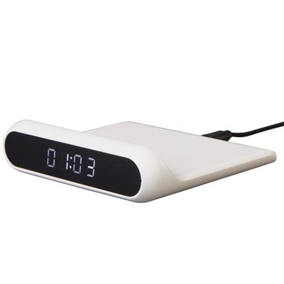 The Lakeside Collection Wireless Charging Pad with Clock