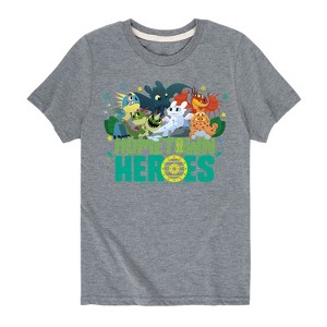 Boys' - How to Train Your Dragon - Hometown Heros Short Sleeve Graphic T-Shirt - 1 of 3