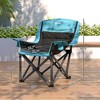 Camping Chair for Adults, Portable Folding Camping Chair with Side Pockets, Cup Holders, Carry Bag - 3 of 4