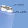 HydroJug Can Cooler - 2-in-1 Insulated Can Cooler Cup 12oz - Stainless Steel, Non-Slip Rubber Base, Screw-Top Lid - 3 of 4
