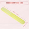 Unique Bargains Lightweight Plastic Travel Toothbrush Case 7.48"x1.06" 2 Pcs - 4 of 4