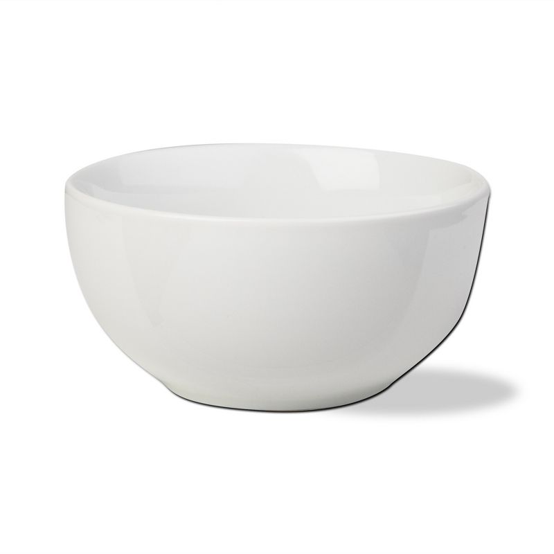 tagltd Whiteware Porcelain Dinnerware Cereal Pasta Bowl, 20 oz. Dishwasher Safe, 1 of 4
