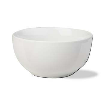 tagltd Whiteware Porcelain Dinnerware Cereal Pasta Bowl, 20 oz. Dishwasher Safe