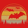 Girl's Design By Humans Vintage Retro Vampire Bats Halloween Costume By Chos T-Shirt - 2 of 4