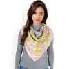 Anna-Kaci Women's Floral Paisley Satin Silk Scarf with Vibrant Prints and Elegant Square Design - 4 of 4