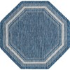 Unique Loom Outdoor Border Soft Border Border Woven Area Rug - 2 of 4