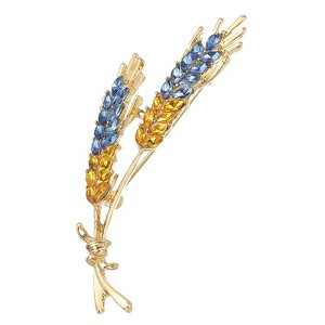 Unique Bargains PATIKIL Flower Design Durable Sparkling Brooch - 1 of 4