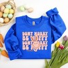 Simply Sage Market S.W.Smiley Don't Worry Be Hoppy Stacked Sweatshirt - 3 of 4