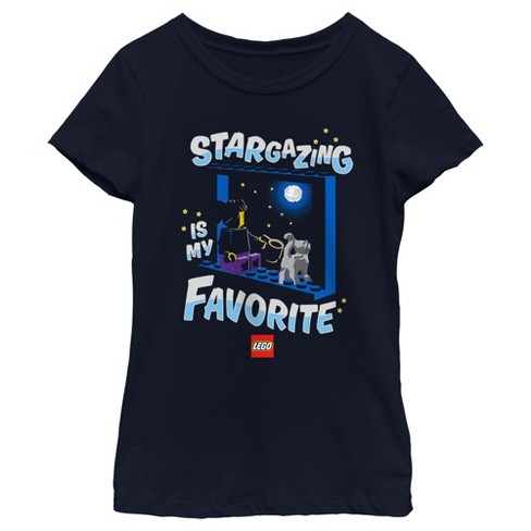 Girl's LEGO Stargazing Is My Favorite T-Shirt - image 1 of 4