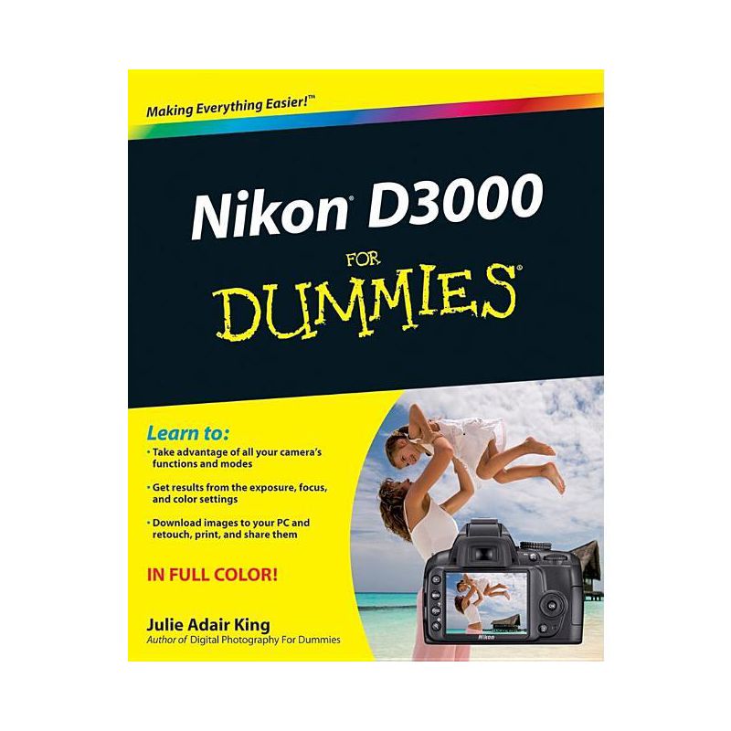 Nikon D3000 For Dummies - by  Julie Adair King (Paperback), 1 of 2
