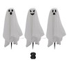 LumaBase Battery-Operated Lighted Ghosts - Set of 3 - 2 of 4