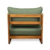 Christopher Knight Home Ansonia Mid-Century Modern Outdoor Acacia Wood Club Chair with Water-Resistant Cushion - 4 of 4