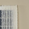 Saturday Knight Ltd Petite Fleur Collection High Quality And Lace Fresh Flowers Window Panel - Ivory - image 2 of 3