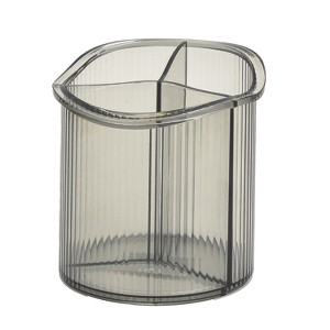 Trio Home 3 Compartment Cosmetic & Beauty Organizer, Brush Holder, Makeup, Jewelry, Office Desk Accessories, Cutlery, Vanity Holder - 1 of 4