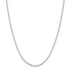 Black Bow Jewelry 2.75mm Sterling Silver Solid Elongated Open Cable Chain Necklace - 3 of 4