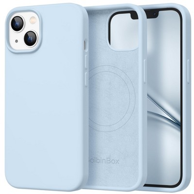 BONGEEK Magnetic Designed for iPhone 13 Case, [Compatible with MagSafe] Silicone Shockproof Slim Thin Phone Case , Marigold