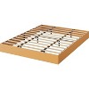 Minimalist Wood Platform Bed Frame, Headboard-Free Design, Wood Slat Support, No Box Spring Needed, Easy Assembly - 2 of 3