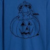 Men's - Garfield - Halloween Pumpkin Art Long Sleeve Graphic T-Shirt - 2 of 4