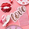 Jollity & Co. - Pink Striped Guest Napkins - Pack of 16 Paper Napkins - 2 of 2