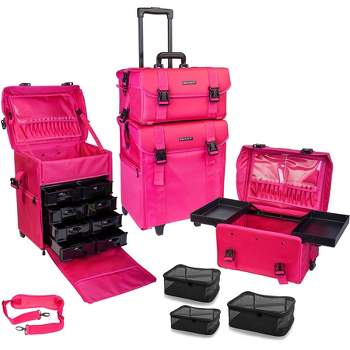 SHANY Makeup Train Case Aluminum Makeup Set - Pink, 1 Each - Harris Teeter