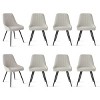 Farmhouse Dining Chairs Set of 8,Modern Design Upholstered Dining Chair for Dinging Room,Living Room,Indoor Furniture-Tanpinhause - 2 of 4