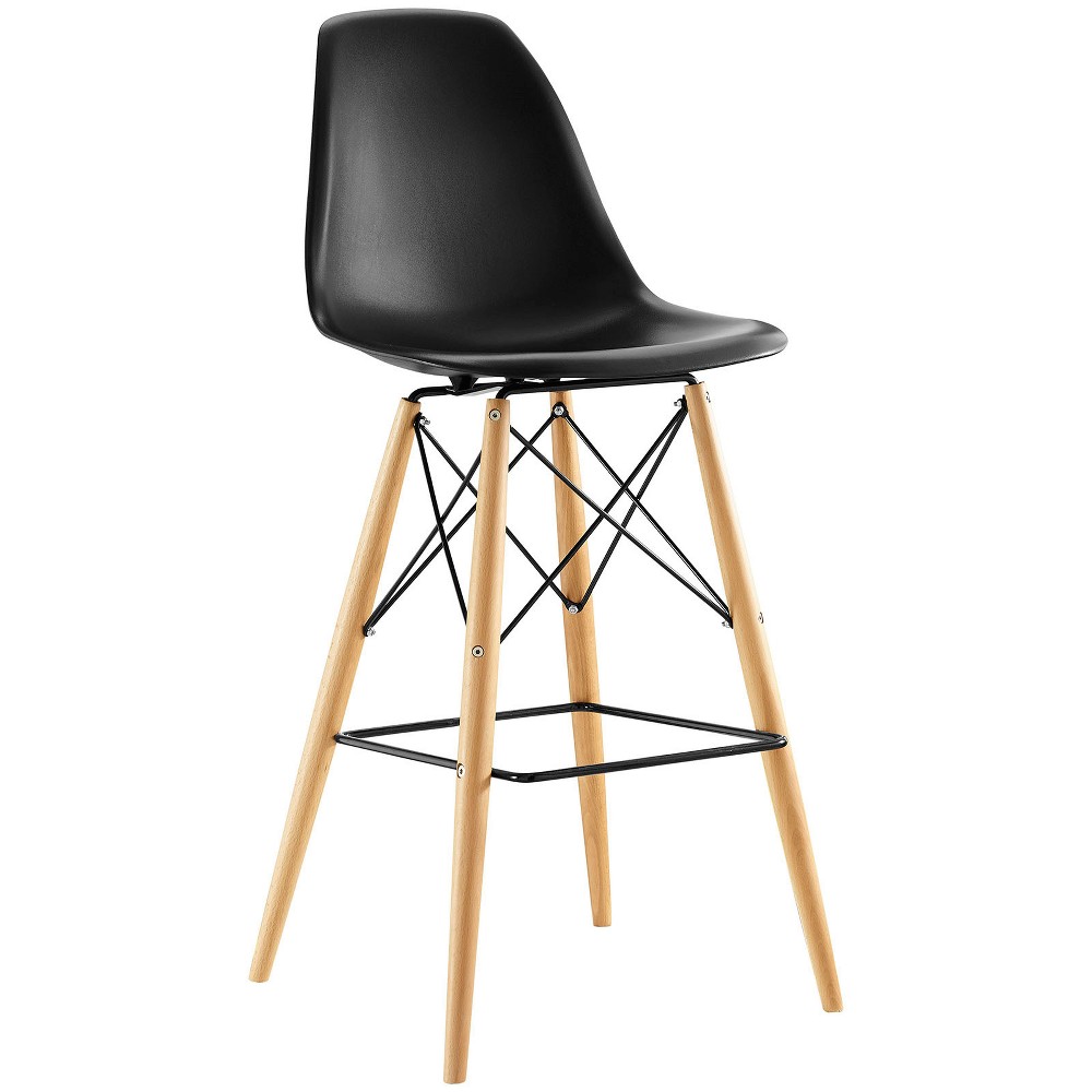 Pyramid Barstool Black Modway On Target Accuweather Shop