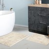 Non-Slip Machine Washable Solid Cotton 2 Piece Bathroom Rug Set by Blue Nile Mills - 2 of 4